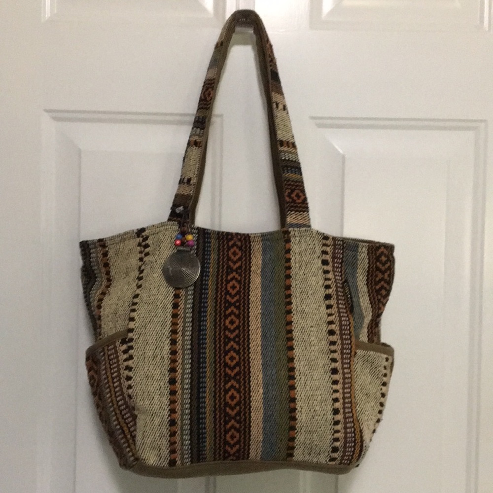 Catori Aztec Tribal Print Shoulder Bag